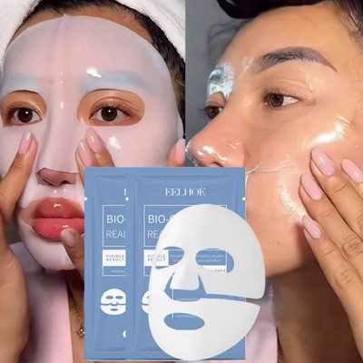 Collagen Wrinkle Remover Facial Mask Deep Moisturizing Whitening Soluble Hydroge