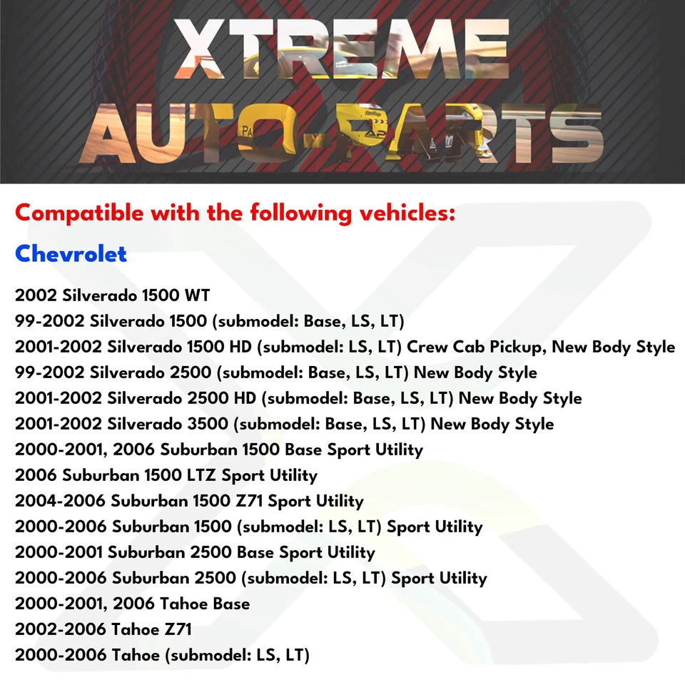 Front Bumper Primed Kit For 1999-2002 Chevrolet Silverado 1500 & 2000-2006 Tahoe - Изображение 3 из 4