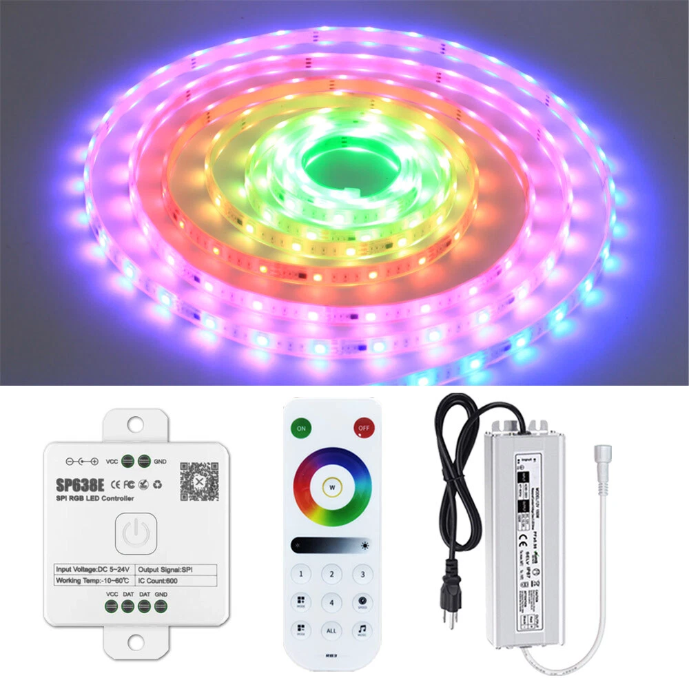50FT 100FT 120FT 130FT 150FT Chasing Pixels Addressable LED Strip