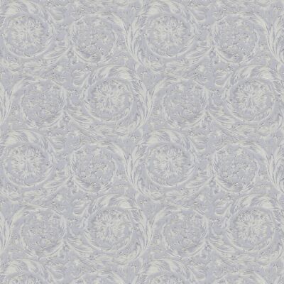 Profhome 366924-GU Exklusive Luxus Tapete Barock glänzend silber grau 7,035 m2
