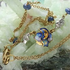 GIROCOLLO  GABRIELLA RIVALTA IN ORO 750/1000, 18KT SMALTI E BRILLANTI