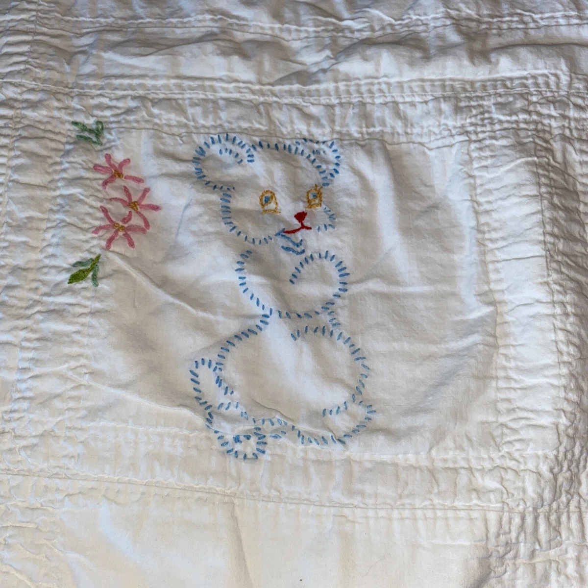 Hand embroidered online blanket