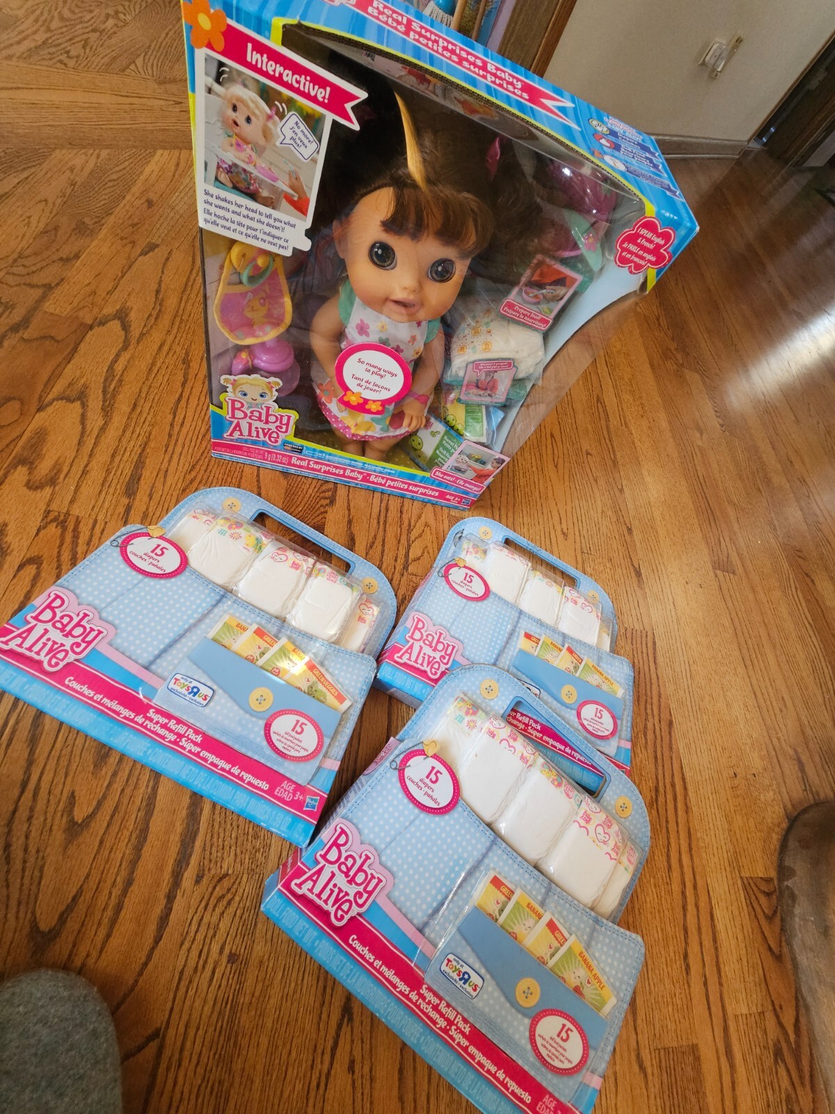 Baby Alive "Real Surprises" Retired Vintage Doll, Rare, FRENCH-English!&nbsp;