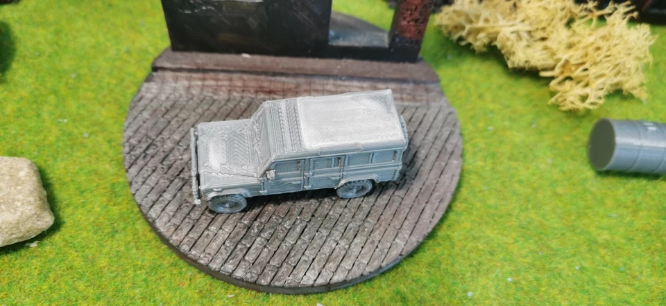 TUL 110 4X4 Pickup "Station Wagon" Modello Kit Militari 1/87 1/72 1/56 - Immagine 4 di 4