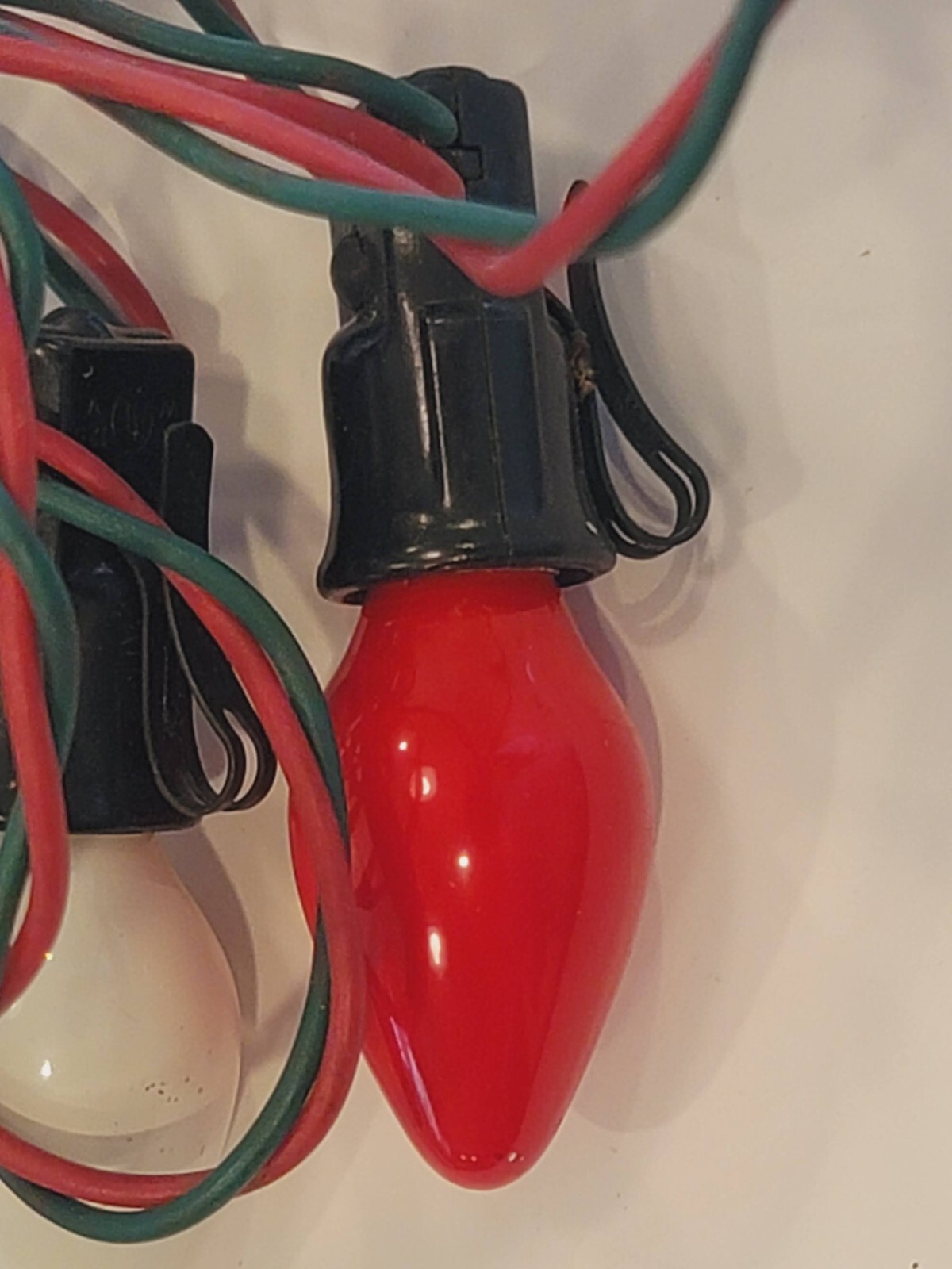 Noma Vintage C7 6 Bulb Set Indoor String Lights All Work Red Green