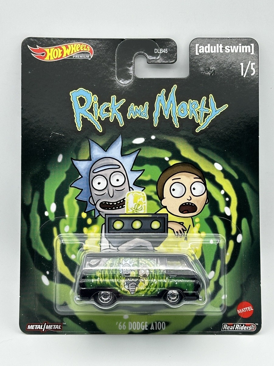 Hot Wheels Premium Rick and Morty '66 Dodge A100 1/5 Real