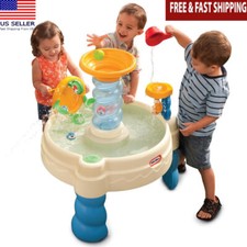 Outdoor Water Table W/ Splash Action Motor Skills Development Toddlers Kids New
