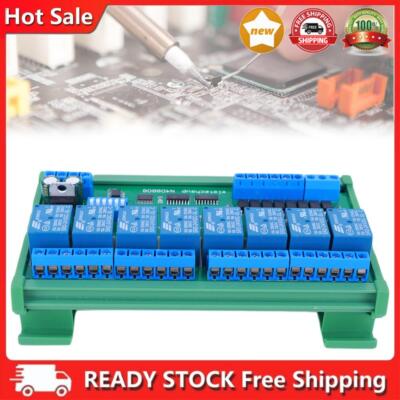 DC 12V 24V 8CH Relay Board Module Reusable Modbus RTU UART Remote Control Switch