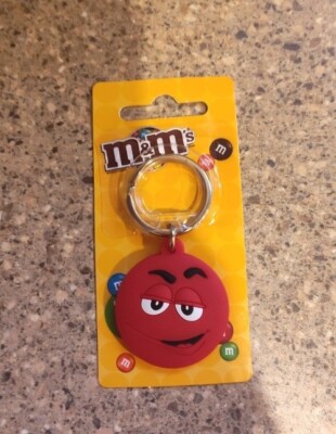 Keychain Multi Colors Collectible Plastic M&Ms Candy - Red, Green