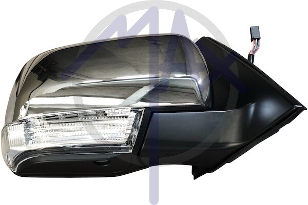 Rückspiegel Seitenspiegel für Mitsubishi Pajero 07 DX Chrom 10PIN 1x rechts
