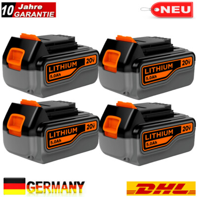 1-4x Für BLACK+DECKER Akku 18V Lithium BL2018 BL4018 BL1518 LBXR20 / Ladegerät