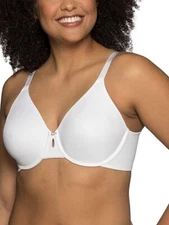 Vanity Fair 70810 Unlined Bra With Underwire White 42DD NWOT