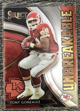 Tony Gonzalez Chiefs 2020 Panini Select Unbreakable Football Card No. U25