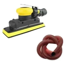 Orbital Sander with Dust Extraction Pneumatic Hook & Loop Palm Sander 70x198mm