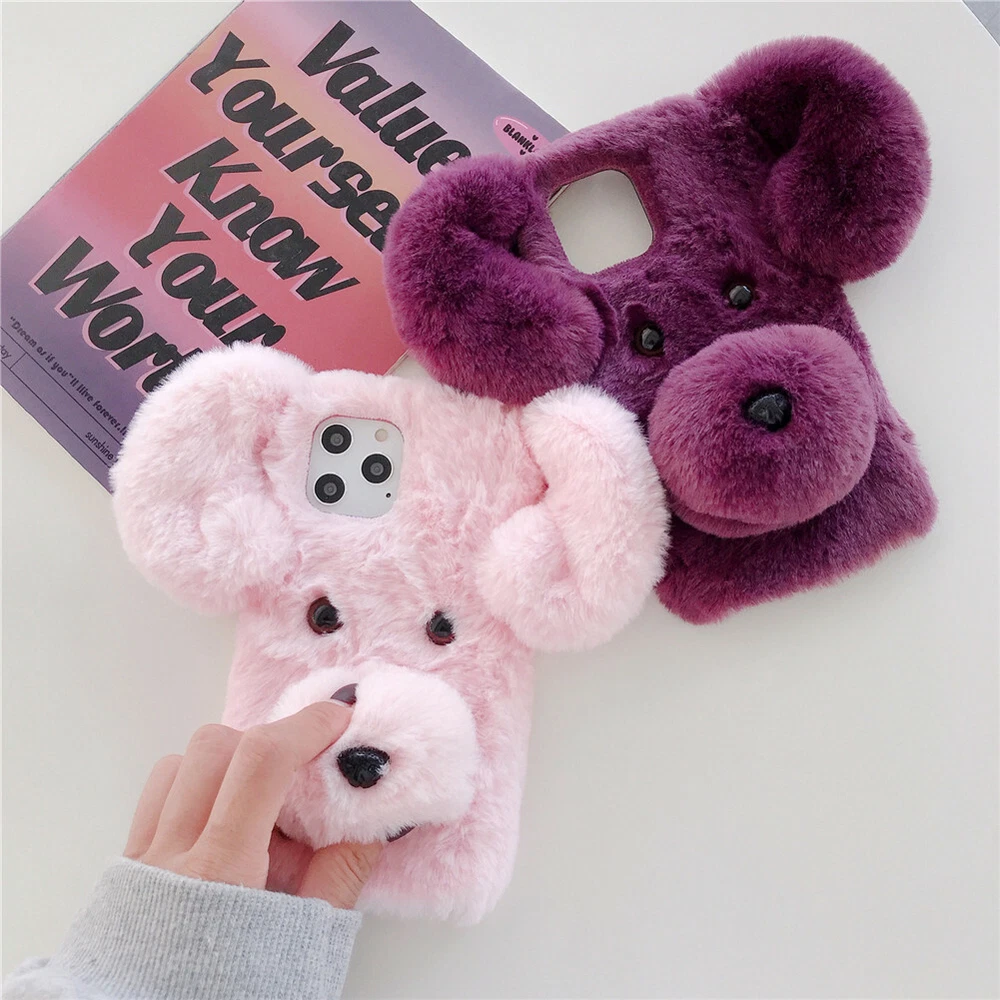 Phone Case Cute Furry Cover Soft Skin For Galaxy S21 S21+ S21Ultra S21FE