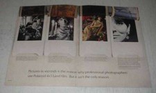 1967 Polaroid Land Film Ad - Type 52, 57, 58 and 55 P/N