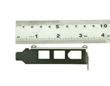 2 Pcs Genuine 3 Port 1394 FireWire Low Profile PCI Bracket