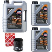 MotoröL Set Top Tec 4210 0W-30 Liqui Moly 7 Liter + ÖLfilter FüR Chrysler Jeep