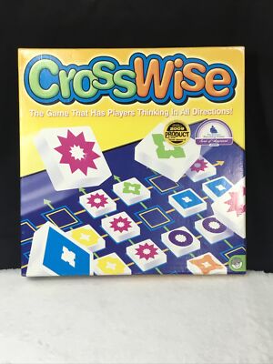 CrossWise 2009 Creative Toy Award ColoredTile Board Game 2-4 Player Ages 6-Adult