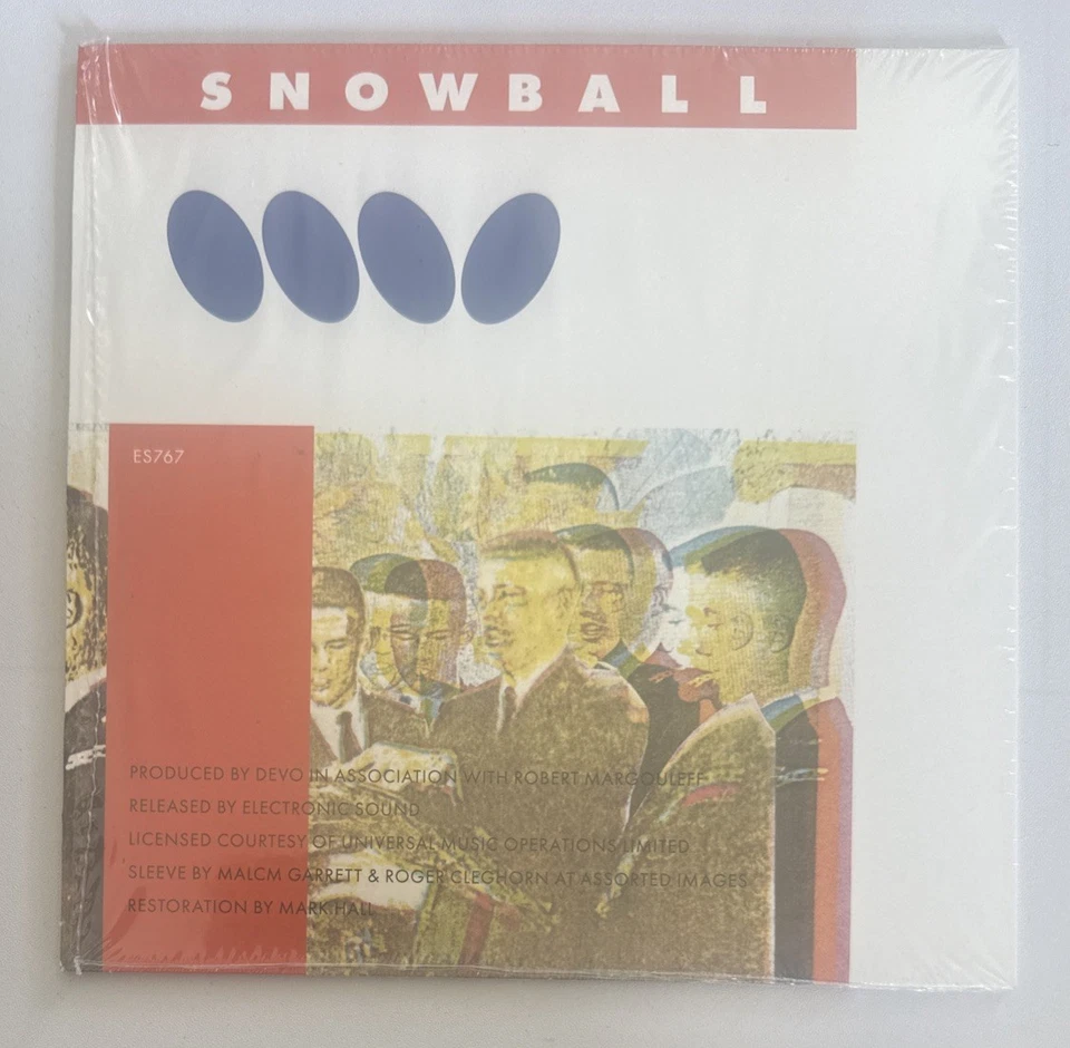 Devo - Whip It - White 7” Vinyl Record Limited Edition 2020 NM / NM - Image 3 of 4