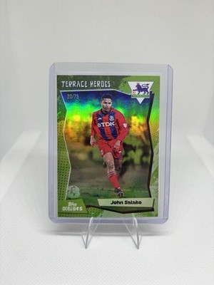 John Salako /75 Topps Decades 1990 s Terrace Heroes Crystal Palace SP 20/75