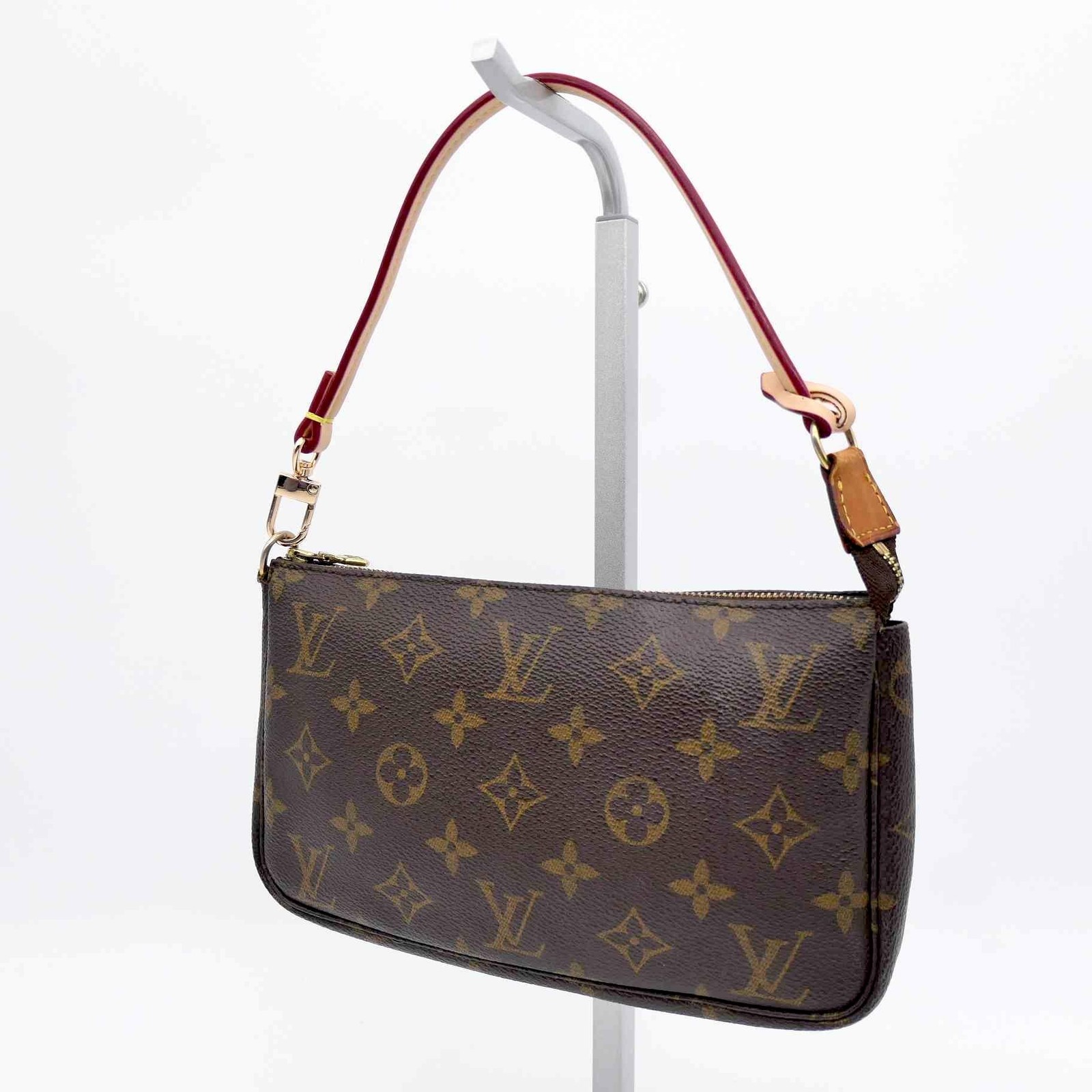 Louis Vuitton Pochette Accessoires Hand Bag PVC Leather M51980 Monogram 630