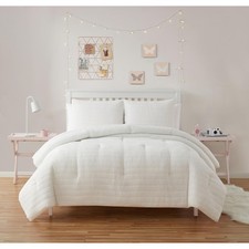 Kids - Twin Comforter Set, 2-Piece Bedding with Matching Shams, Dorm Essentia...