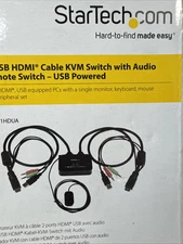 StarTech.com SV211HDUA StarTech Cable 2Port USB HDMI KVM Switch Audio and