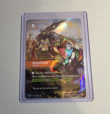 Riftbound: LOL TCG Renekton, Brute Overnumbered Foil 177/166 Holo EN — live eBay listing