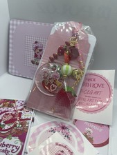 Strawberry Shortcake Handmade Acrylic Bag Charm