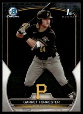 2023 Bowman Draft Chrome Garret Forrester Rookie Pittsburgh Pirates #BDC-197
