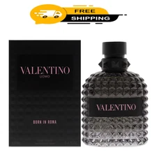 New Valentino Uomo Born In Roma 3.4 oz. EDT Spray for Men New in Box