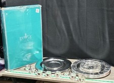 Towle Silver Plated RARE VTG Dinner Set 24 Piece Set 16 Plates 8 Rings 1993