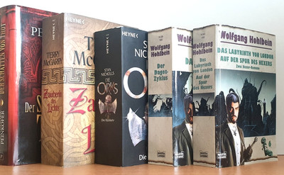 BUCHPAKET+FANTASY+5 BÜCHER+WOLFGANG HOHLBEIN+MICHAEL PEINKOFER+TB+HC+BUNDLE