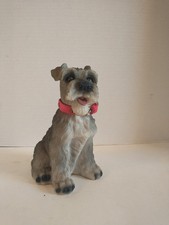 Adorable figura Schnauzer miniatura de 7" años 80 Pamida