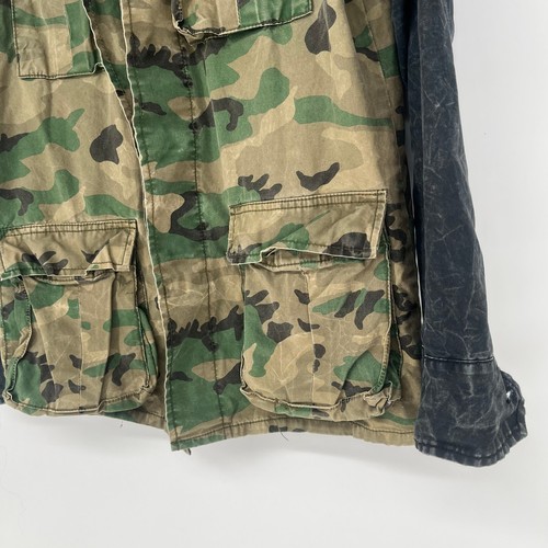 BDG Urban Outfitters Camo Utility Jacke – 100 % Baumwolle Militärstil Mantel Small - Bild 9 von 10