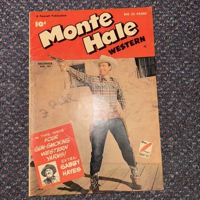 Vintage 1949 Fawcett Comics Monte Hale Western #43 VG  Photo Cover  Gabby Hayes