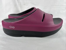 OOFOS OOMEGA OOAHH LUXE Women Recovery Slide-Rosebud US 8 EU 39 NICE