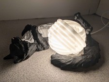 Cat Lamp, Cute Sleeping, Cat Lover Gift, Desk Decor, Night Light