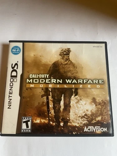 Activision Call of Duty Modern Warfare Mobilized Nintendo DS Manual Multiplayer…