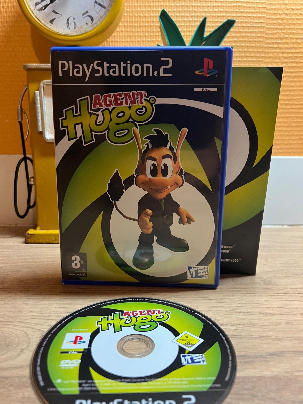Agent Hugo - PS2 - Bon état - Complet - Pal