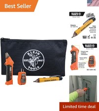 Professional 3-Piece Circuit Breaker Finder Voltage Tester Kit with Organizer