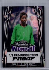 Briana Scurry 2024 Leaf Soccer 1/1 Pre Production Proof
