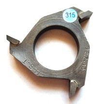 Shaper 3-Wing Cutter Molder 1/4 Height, 2-1/2 Dia, 1-1/4 Bore MST 927.93