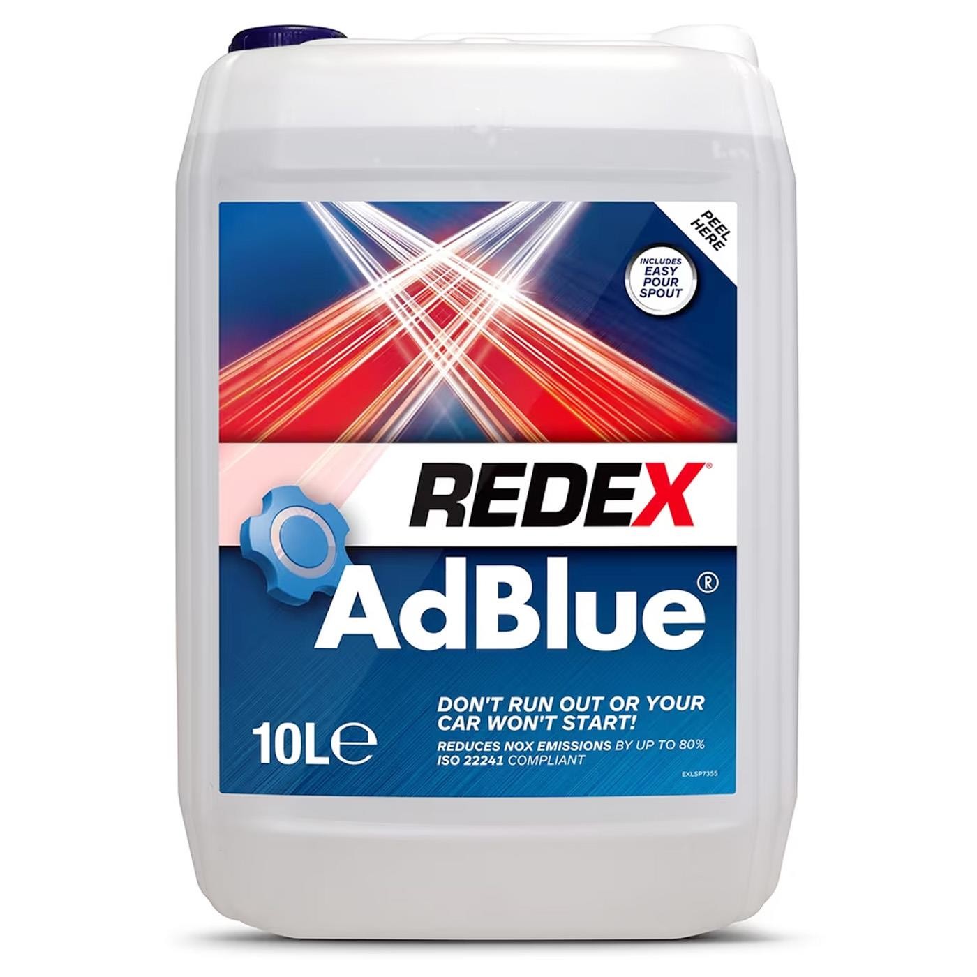 Redex Adblue Reduce Emission Car Van Easy Pour Spout Diesel Exhaust Fluid 10L