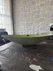Large SHAWNEE Centerpiece Mantle Chantilly Lace Green Mottled Glaze Lovely MCM