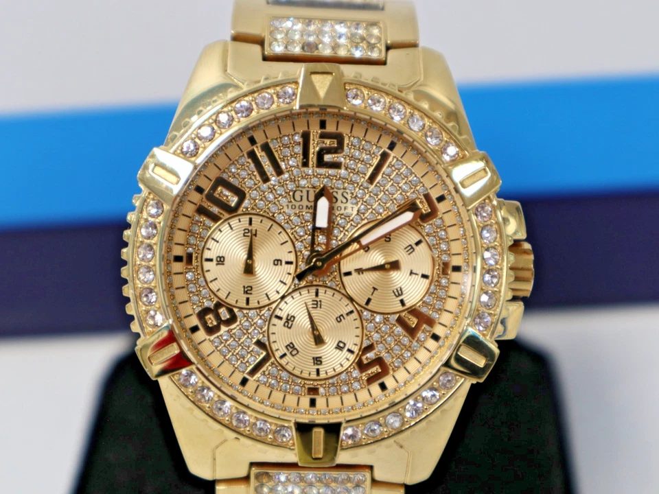 Guess Frontier Gold Men's Watch - W0799G2 - Image 2 of 4