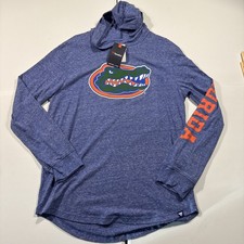 NWT Men's Large Fanatics NCAA Florida Gators Blue Pullover Hoodie Lightweight
