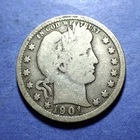 1901 Barber Quarter  G/VG
