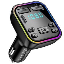 Car Bluetooth FM Transmitter Wireless Radio Adapter Kit MP3 Player.